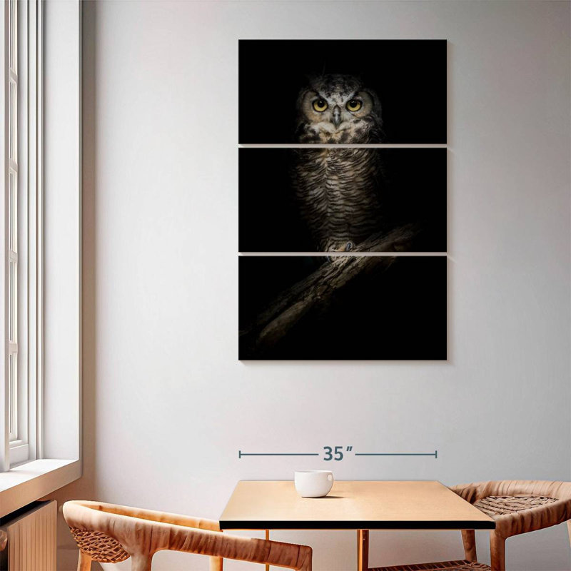 Brampt Wise Night Owl, 65" H x 42" W