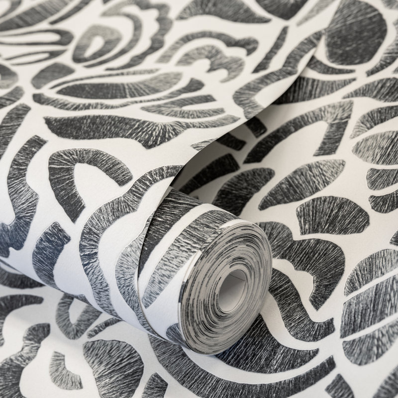 Rouleau de papier peint Lana, Argent argent