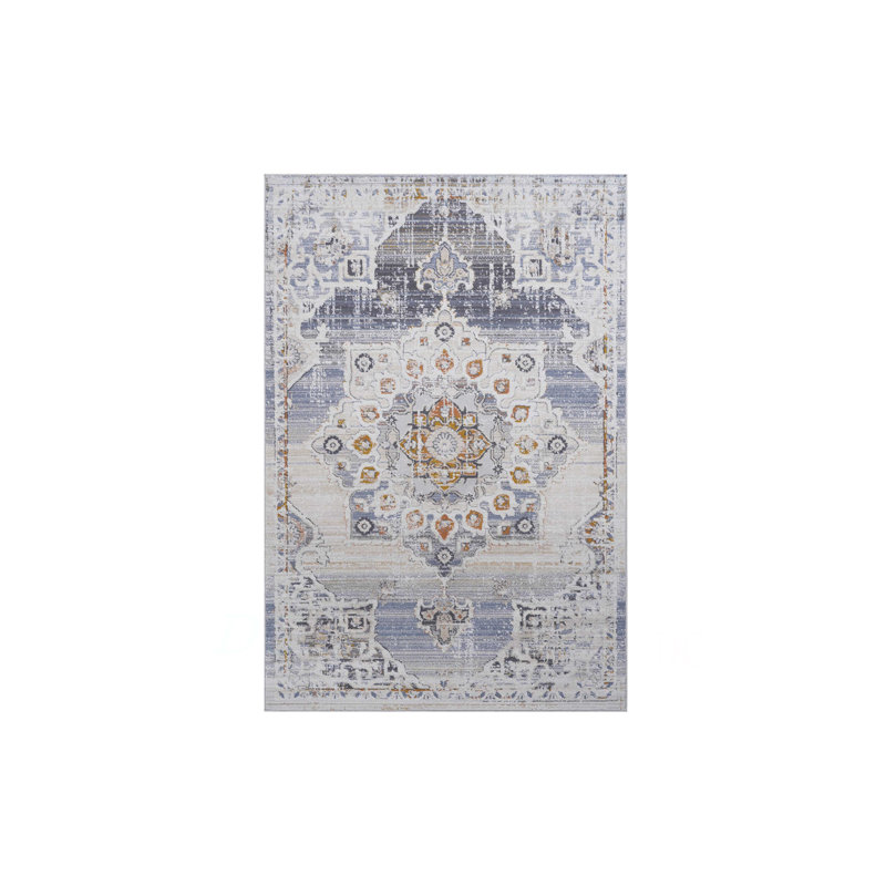 Collection 6X9 Medallion Non-Shedding Living Room Bedroom Dining Home Office Stylish And Stain Resistant Area Rug