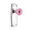 Prairie Plate with Crystal Pink Door Knob-749527334-749527358