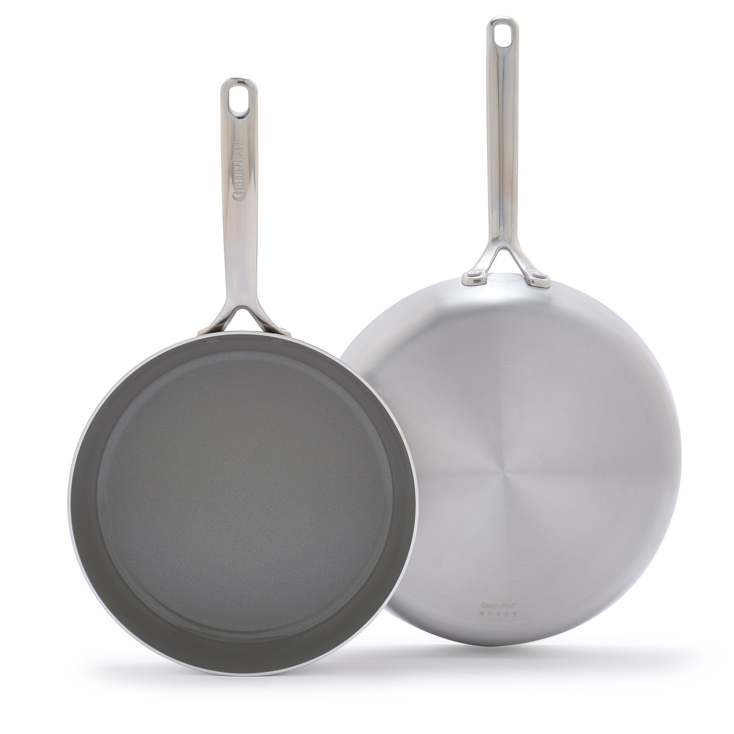 12-Inch Fry Pan w/ Lid / Nonstick / D3 Stainless - Packaging Damage