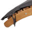 Chaise longue vidaXL taupe 21,65 x 72,44 x 25,20 en bois d'acacia massif-663917270-669566343