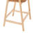Contemporary Upholstered Bar Stool With Wood Legs And Curved Back-1980925664