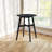 3 Pieces Round Counter Height Pub Table Set with 2 Bar Chairs-1219470269