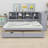 Multifunctional Daybed with LED Light & Storage Drawers-219729401