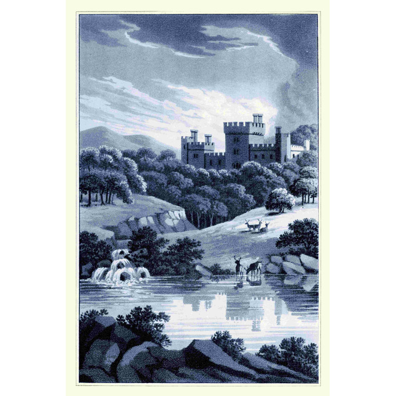 Estate View II by Repton - Wrapped Canvas Print, 12" H x 8" W  