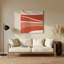 Minimalisme 89, art mural en métal brun-628572619