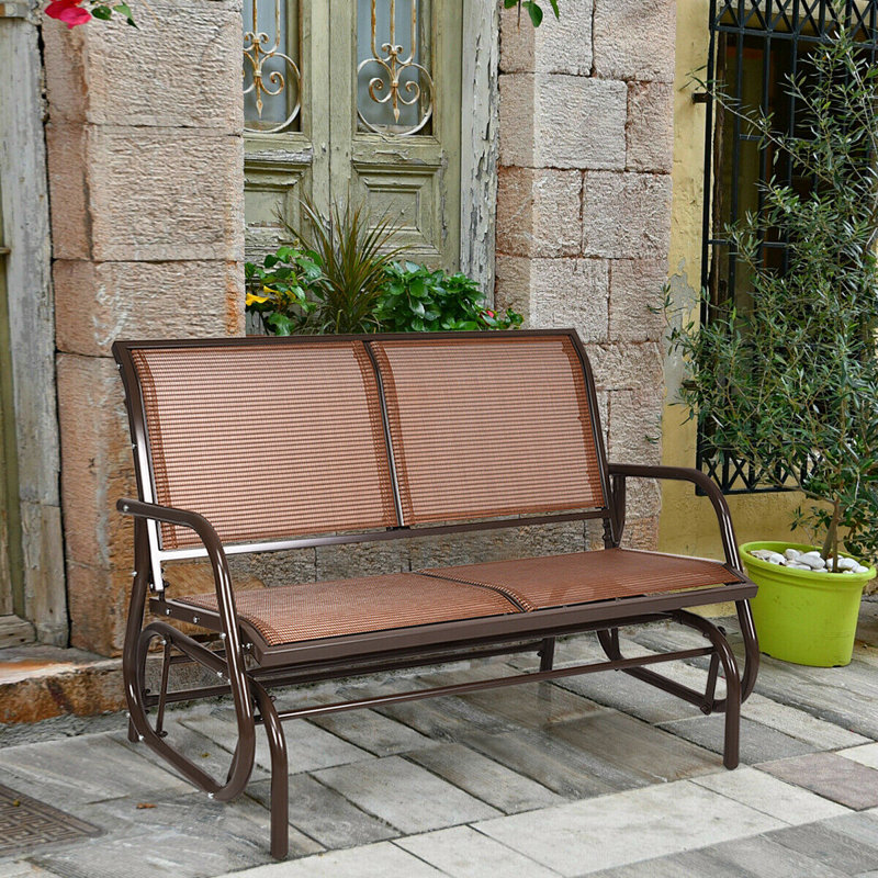 Banc oscillant en acier Alista