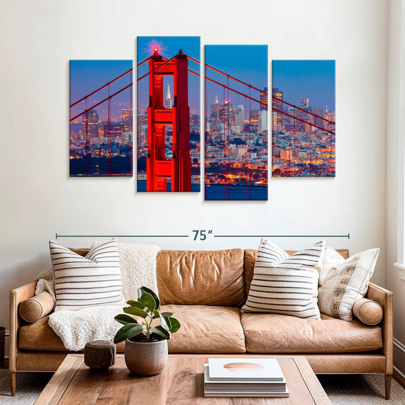 Lilie Glowing Golden Gate Bridge