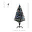 Arbre de Noël pin blanc réaliste 47,25 "avec 16 lumières DEL changeantes / combinées et un sommet de sapin lumineux