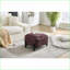 Table basse légère en polyester rouge pour chambre à coucher et amp; Salon, petite maison peu encombrante