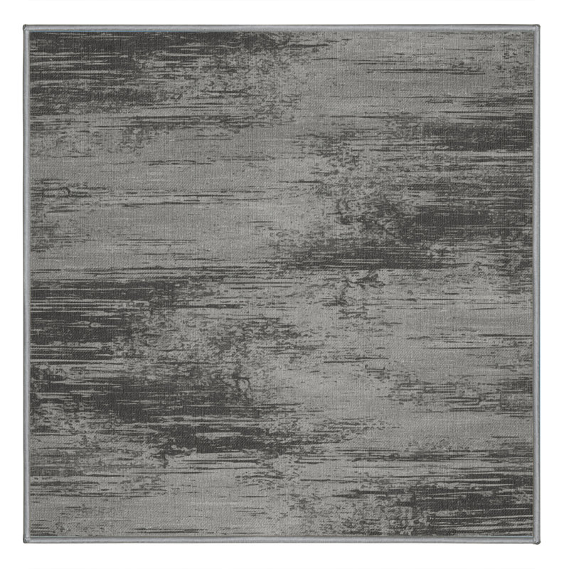 Tapis gris lavable à la machine, Square 5'