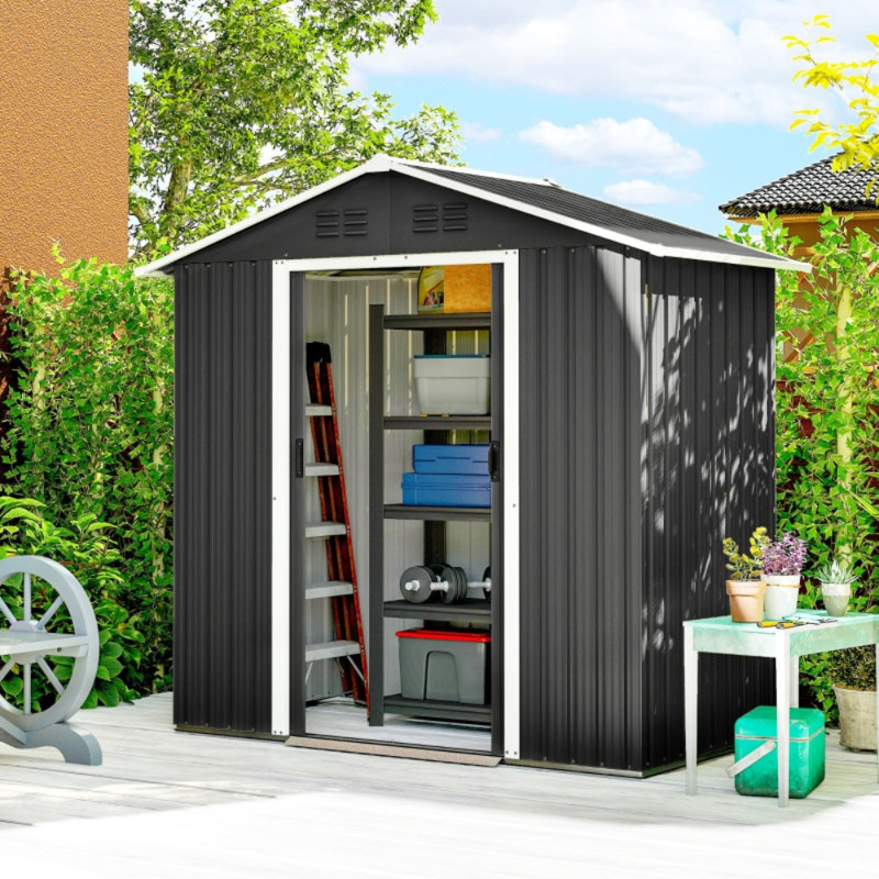 [6.5 x 3.5ft] Metal Garden Storage Shed