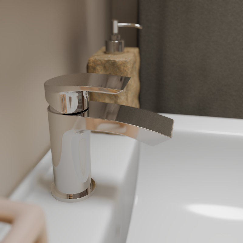 Carter Mono Basin Mixer Tap with Waste, Chrome