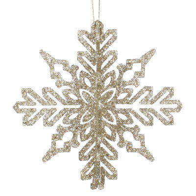 Ornement flocon de neige 3D