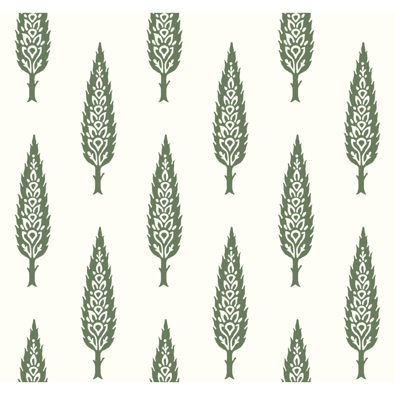 Floral Roll, Green