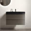 Meuble-lavabo de 36 po avec lavabo, grand rangement, conception flottante murale pour salle de bain moderne, lavabo une pièce-116332584