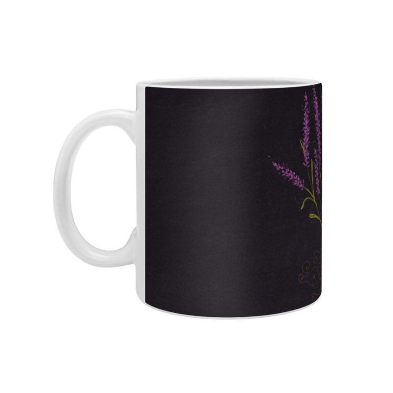 Grande tasse à café lavande