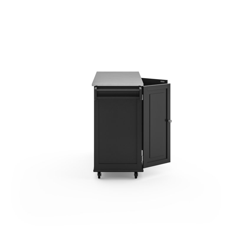 Taniha Kitchen Cart, Black