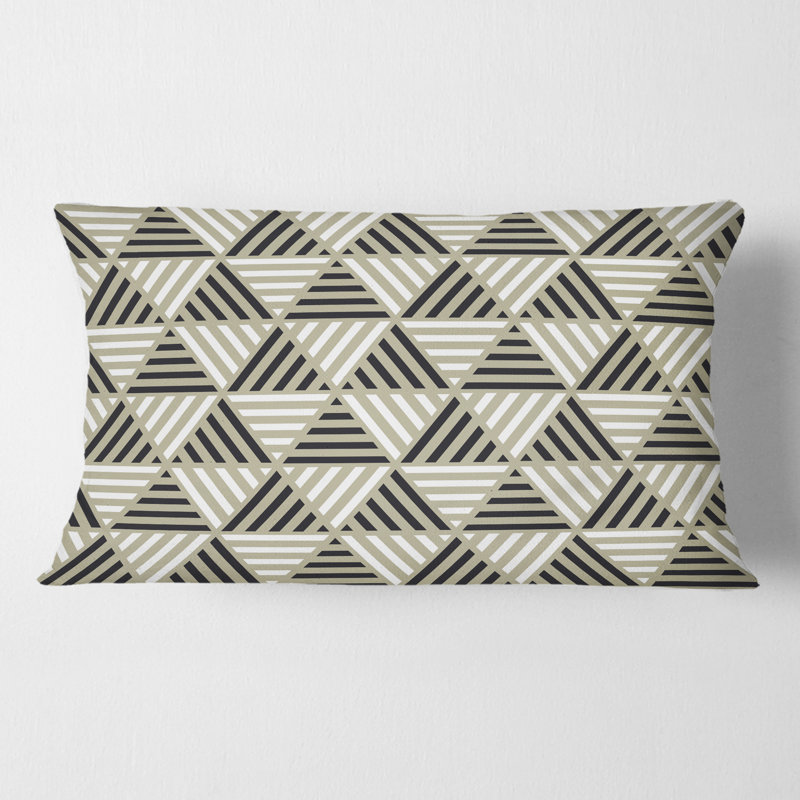 Coussin Triangular Retro Design