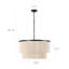 Lustre tambour 24 lumières à intensité variable 24 "-799351355-799351358