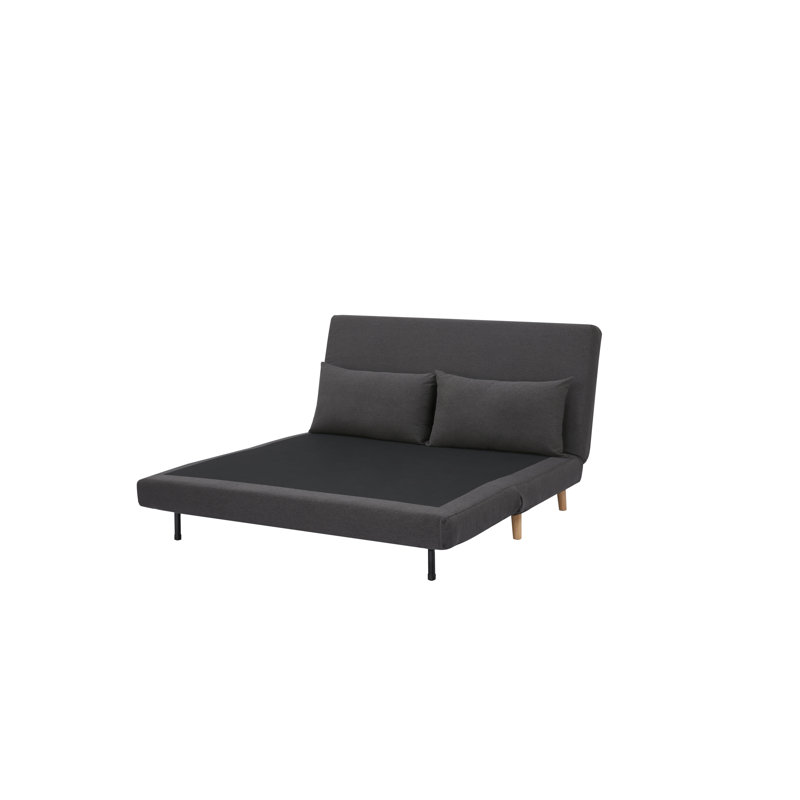 Etelvina 2 Seater Sofa Bed, Dark Grey, 3