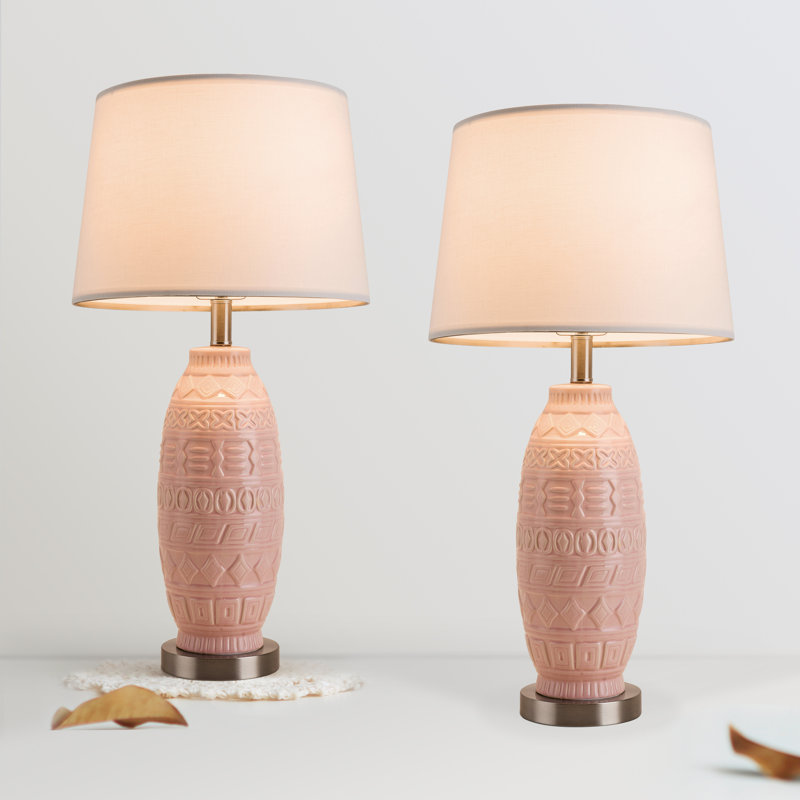 Modern Table Lamps,Transitional Table Lamp for Living Room, Contemporary Ceramic Table Lamp