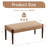 42'' W Modern Upholstered chenille Bench-1970903795