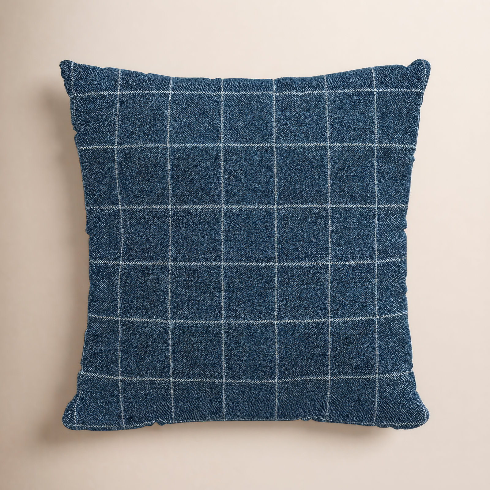 Iver Geometric Cotton Pillow Cover, Feathers, 22" x 22"