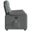  Fauteuil de massage inclinable gris foncé