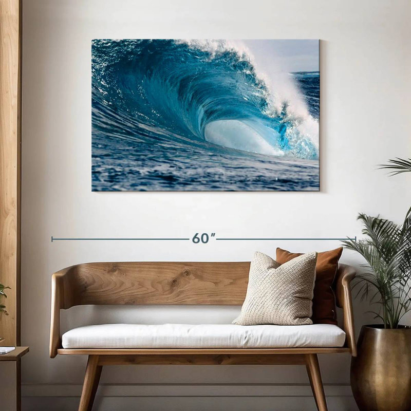 Gillard Powerful Blue Wave, 30" H x 45" W