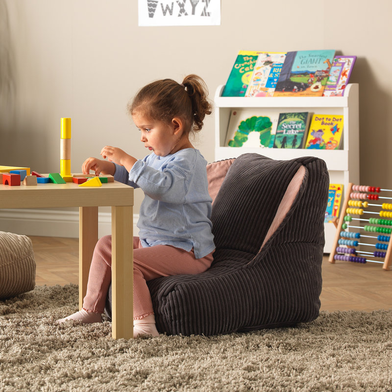Icon Kids Polyester Refillable Bean Bag Chair & Lounger