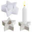 Bougie moulée en forme de cœur à cinq branches-624105143