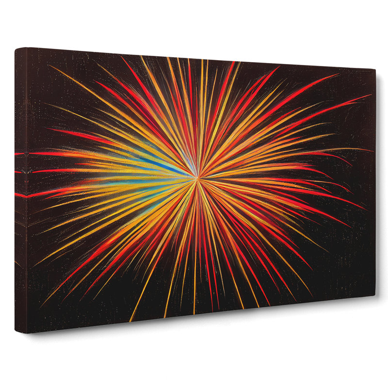 Mind Blowing Fireworks - Wrapped Canvas, 35cm H x 50cm W x 3cm D