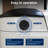 Non-Electric Bidet Toilet With Foot Kick Flush, Cold Water Wash & Soft-Close Seat