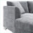 Sectional Sofas | 96" Modern Cloud L-Shaped 4-Seat Sofa with Oversized Chaise, 2 Free Pillows for Living Room Apartment Office | Chenille | Gray