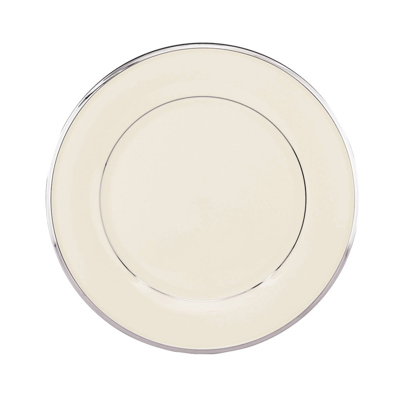 Assiette plate Lenox Solitaire 10,5 po, Ivoire