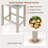Upholstered Counter Stool with Solid Wood Frame-892540447-892540418