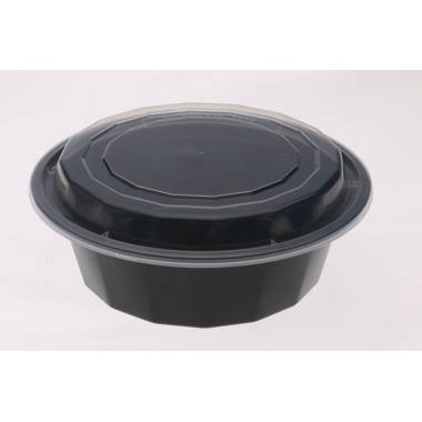 16 oz - 150 Count - Round Microwaveable Plastic Meal