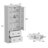 Kylen 78.7'' China Cabinet-1088554569