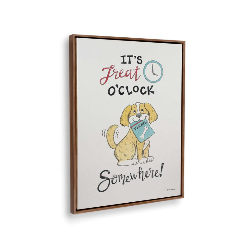 Reproduction d'art It's It's O'Hare quelque part par Deb Strain, L 18 po x H 24 po, Brun, Toile avec cadre