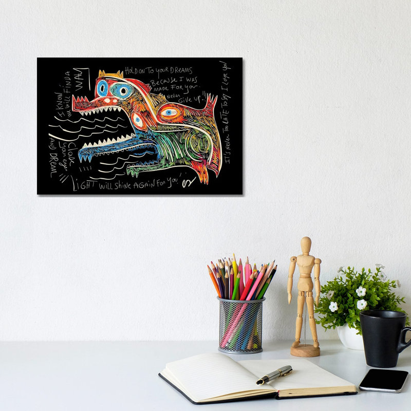 Hold on to Your Dreams 1 Piece Wrapped Canvas Painting, 20.32 cm H x 30.48 cm W