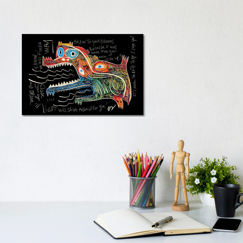 Hold on to Your Dreams by Emmanuel Signorino - Wrapped Canvas Painting, 20.32 cm H x 30.48 cm W