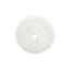 Lavabo de salle de bain semi-poli en marbre blanc de 15,7 po x 5,9 po, fonction luxueuse et pratique
