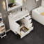 Meuble-lavabo avec lavabo sous-comptoir en porcelaine de l 30 po x P 22 po Kempst-101808221-101808223