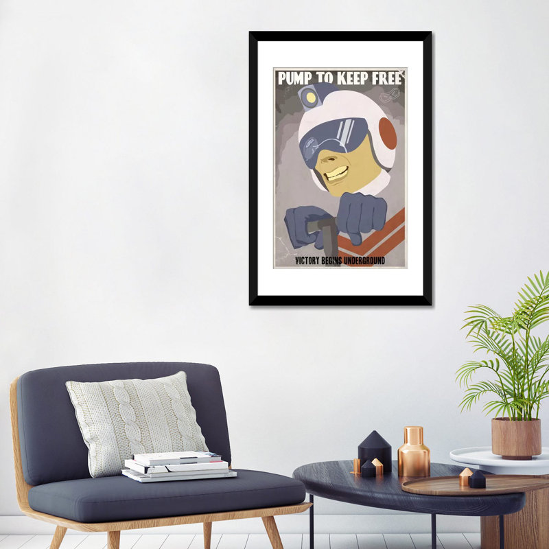 Pump To Keep Free by Steve Thomas - Gallery-Wrapped Canvas Giclée Print, No Mat, Wrapped Canvas, 18" H x 12" W x 0.75" D