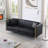 Dreiling 77.6" Faux Leather Tuxedo Arm Sofa-1026256339