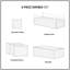 Housse de lit de jour réversible - 6 pièces avec bord festonné, confort pour matelas de grande taille et ensemble complet d'articles de décoration élégants-125560858