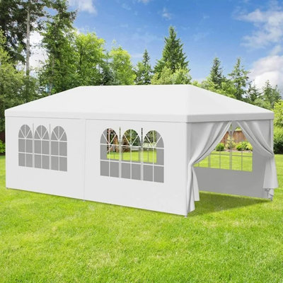 Chapiteau de jardin 10 x 20 pi avec 6 parois latérales amovibles