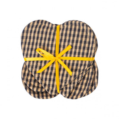 Cotton 4 Piece Coaster Set